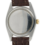 Rolex Date White Dial Stainless Steel 34mm Manual Wind Movement Mens Watch 6694