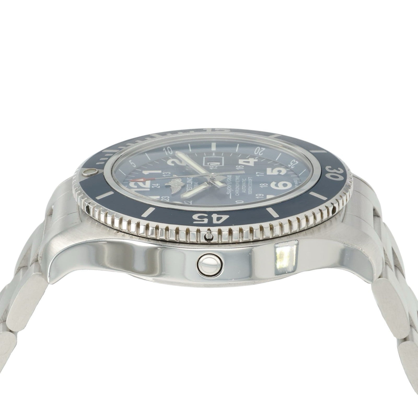 Breitling Superocean II Blue Dial Stainless Steel 44mn Automatic Men’s A17392
