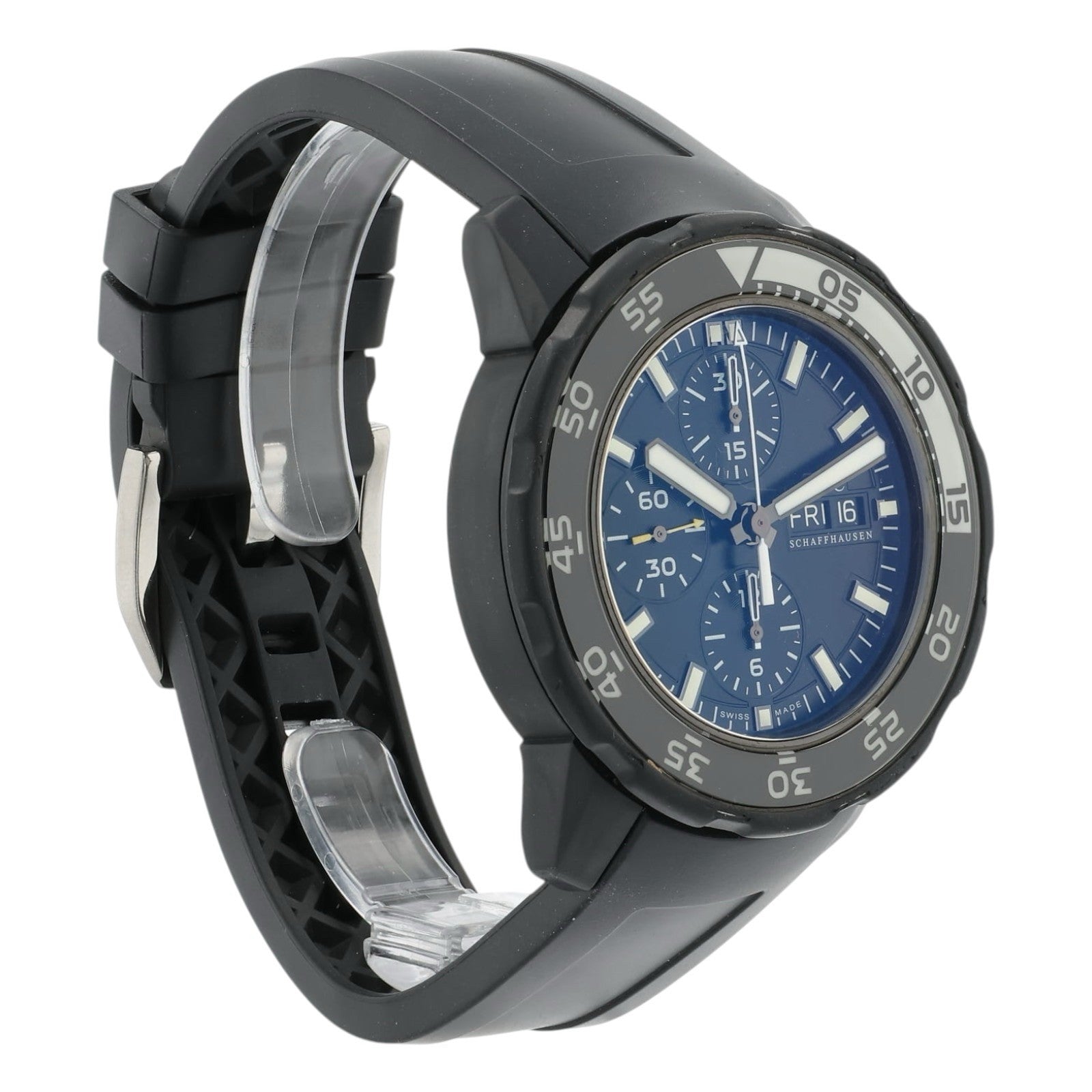 IWC Aquatimer Black Dial Stainless Steel 44mm Automatic Men’s Watch IW376705