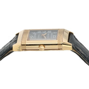 Jaeger LeCoultre Reverso Black Dial 18k Rose Gold 20mm Manual Wind 260.2.86