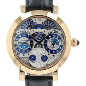 Bovet Recital 27 Silver & Blue Dial 18k Red Gold 46.3mm Manual Wind R270001-14