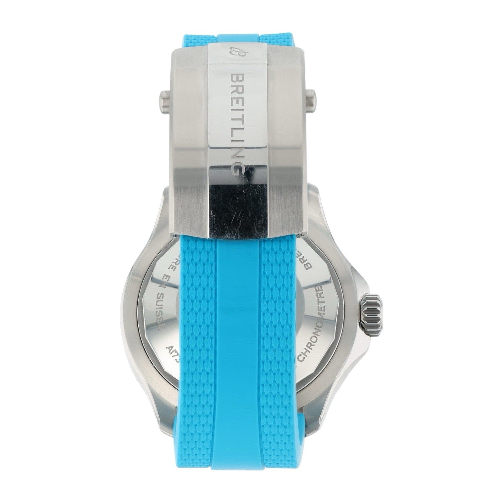 Breitling Superocean Stainless Steel Black Dial 42mm Automatic Mens Watch A17375