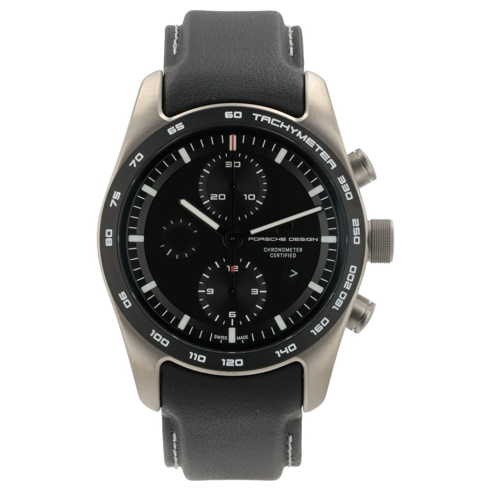 NEW Porsche Design Chronograph Black Dial Titanium 42mm Auto Men’s 6014.0001