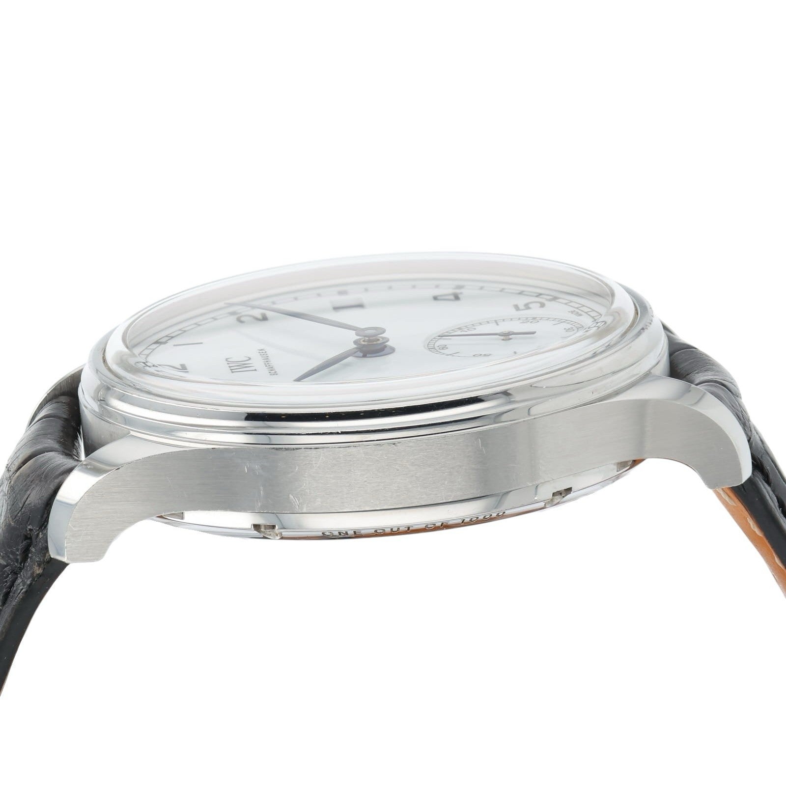 IWC Portuguese 8 Days Steel White Dial 43mm Manual Wind Mens Watch IW510212