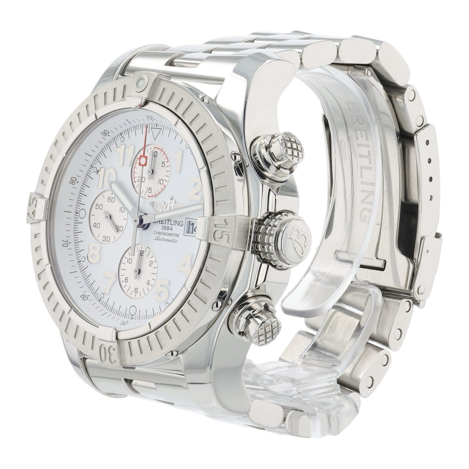 Breitling Avenger Chronograph Steel White Dial 48mm Automatic Men’s Watch A13370