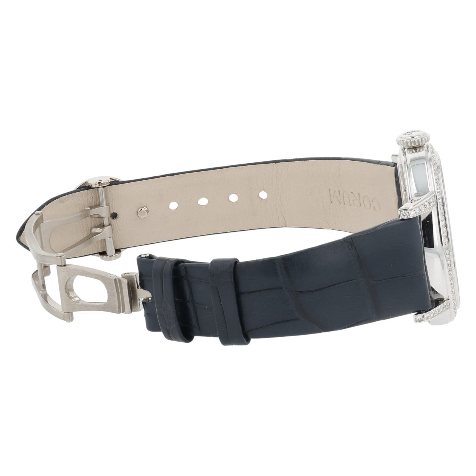 Corum Golden Bridge Round 18k White Gold Skeleton Dial 39mm Manual B113/03169