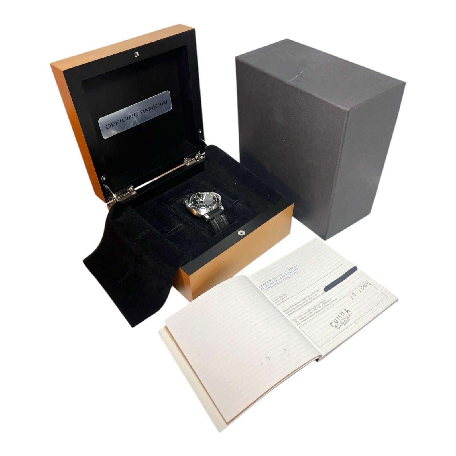 Panerai Luminor Stainless Steel Black Dial 44mm Manual Wind Men’s Watch PAM00233