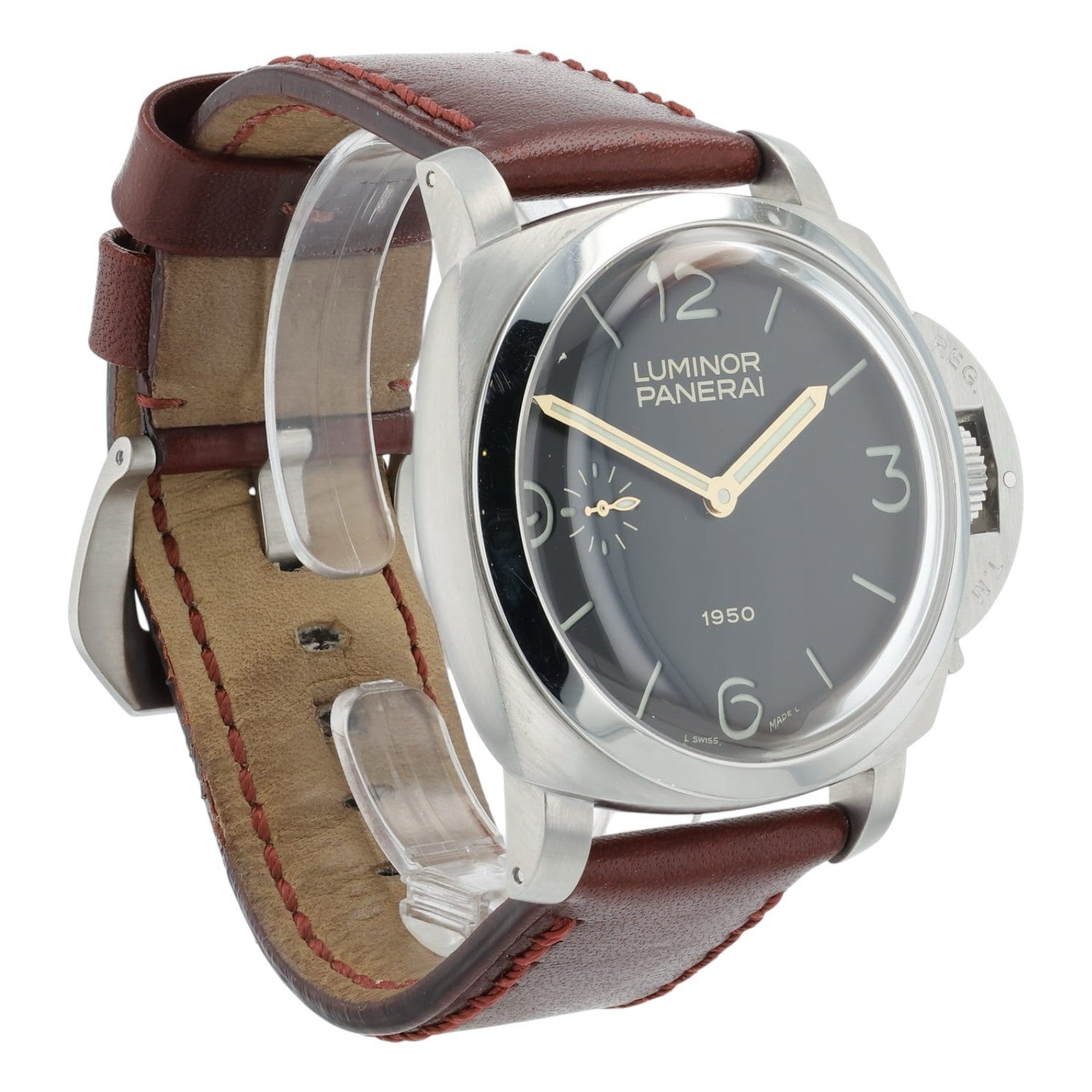 Panerai Luminor “Fiddy” Black Dial Stainless Steel 47mm Manual Men’s PAM00127