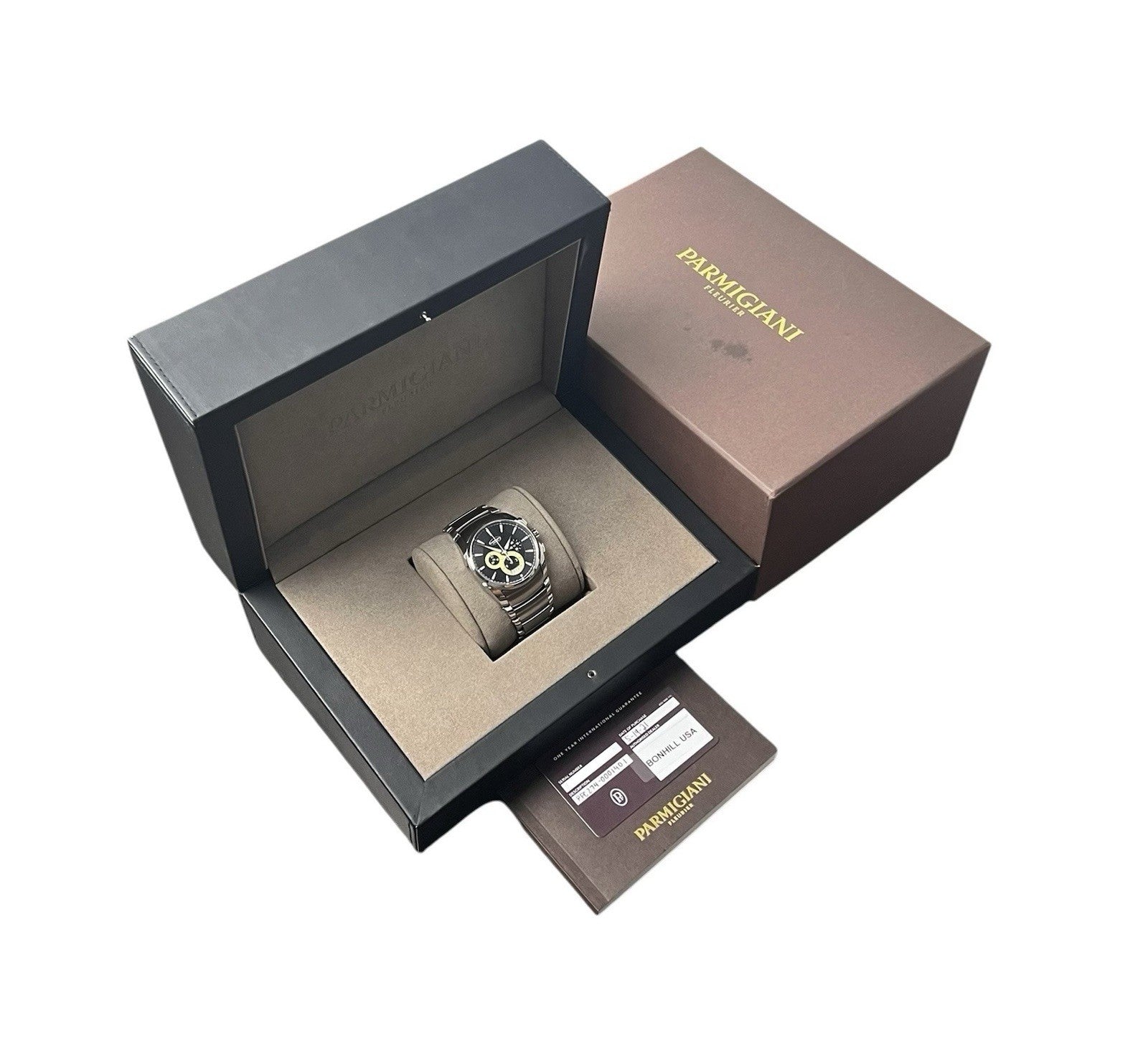 Parmigiana Fleurier Tonda Black Dial Steel 40mm Automatic Men’s Watch PFC274