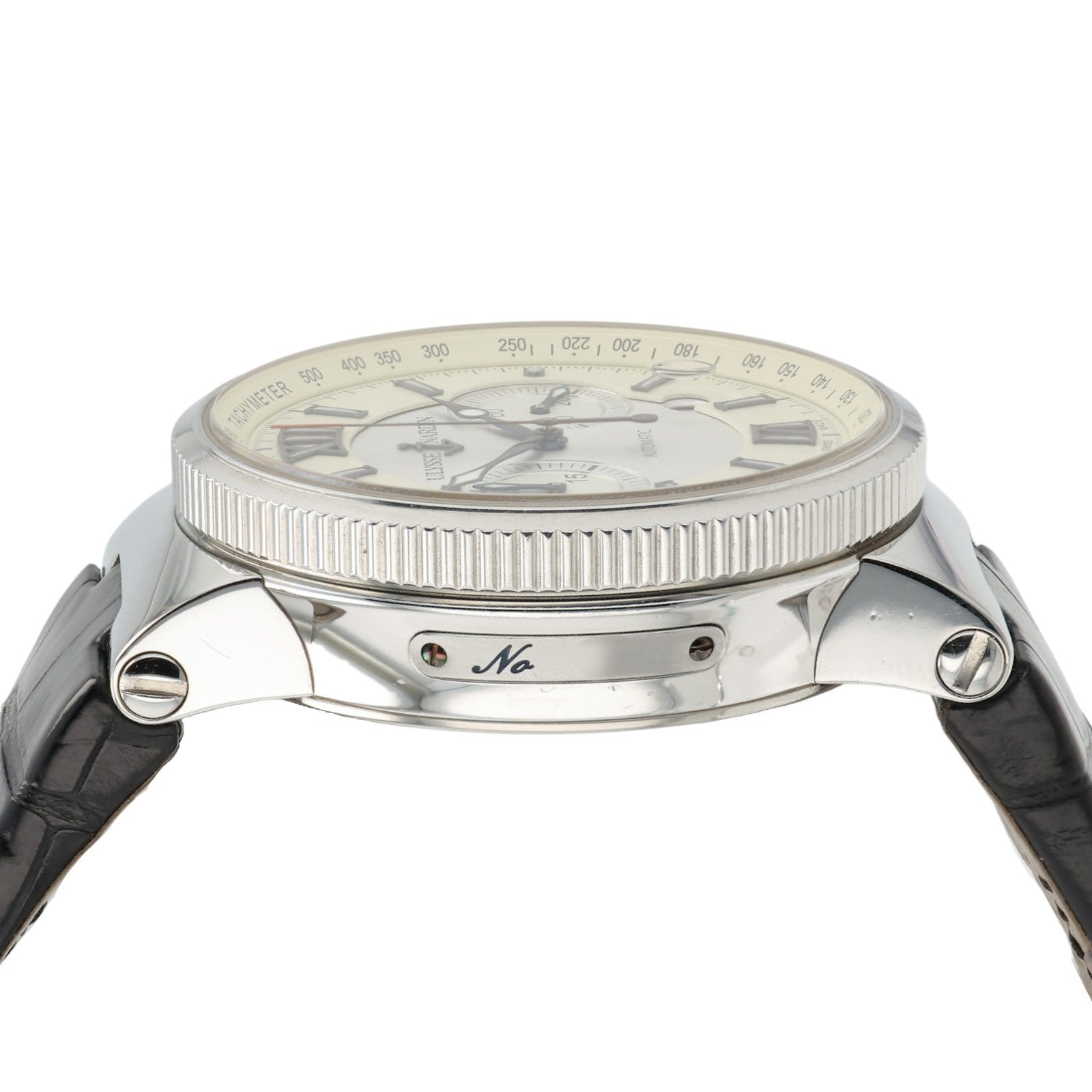 Ulysse Nardin Maxi Marine Ivory Dial Stainless Steel 41mm Automatic Mens 353-66