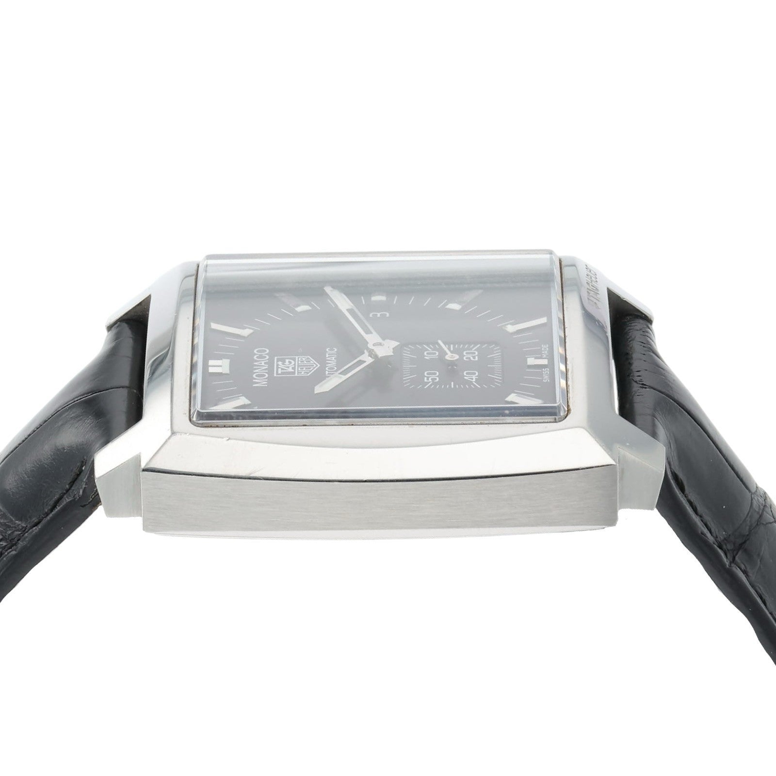 Tag Heuer Monaco Black Dial Stainless Steel 37mm Automatic Men’s Watch WW2110
