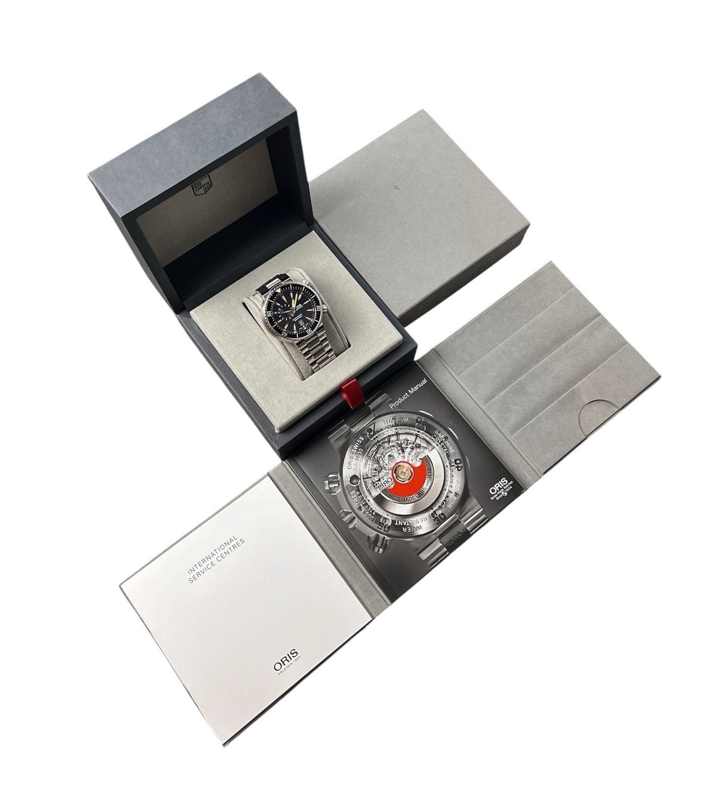 Oris TT1 Diver Black Dial Stainless Steel 47mm Automatic Movement Men’s 7609