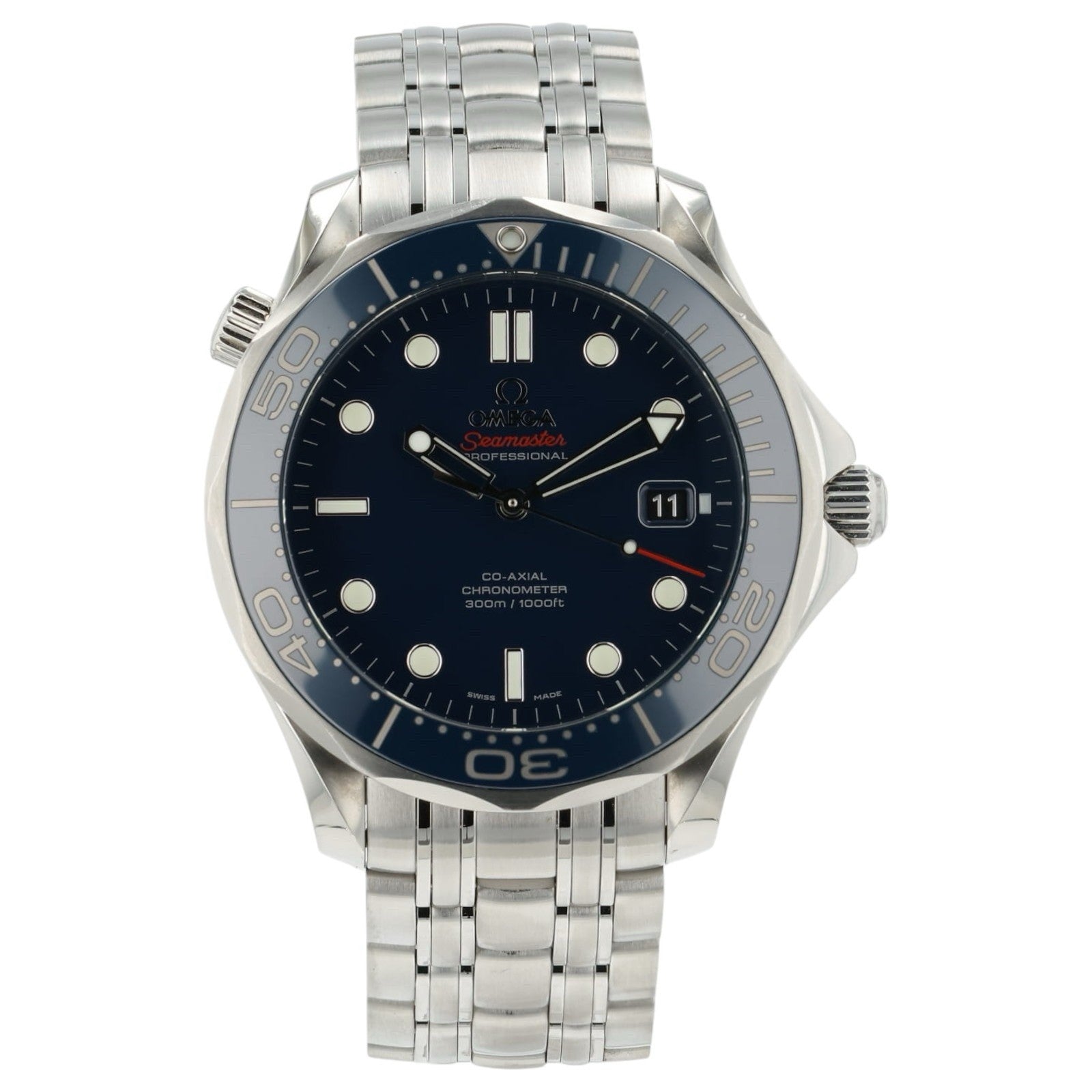 Omega Seamaster Blue Dial Stainless Steel 41mm Automatic 212.30.41.20.03.001
