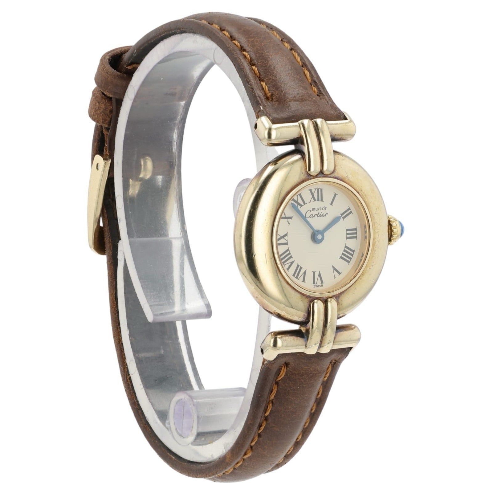 Cartier Colisee Silver Dial Vermeil 24mm Quartz Movement Women’s Watch 590002