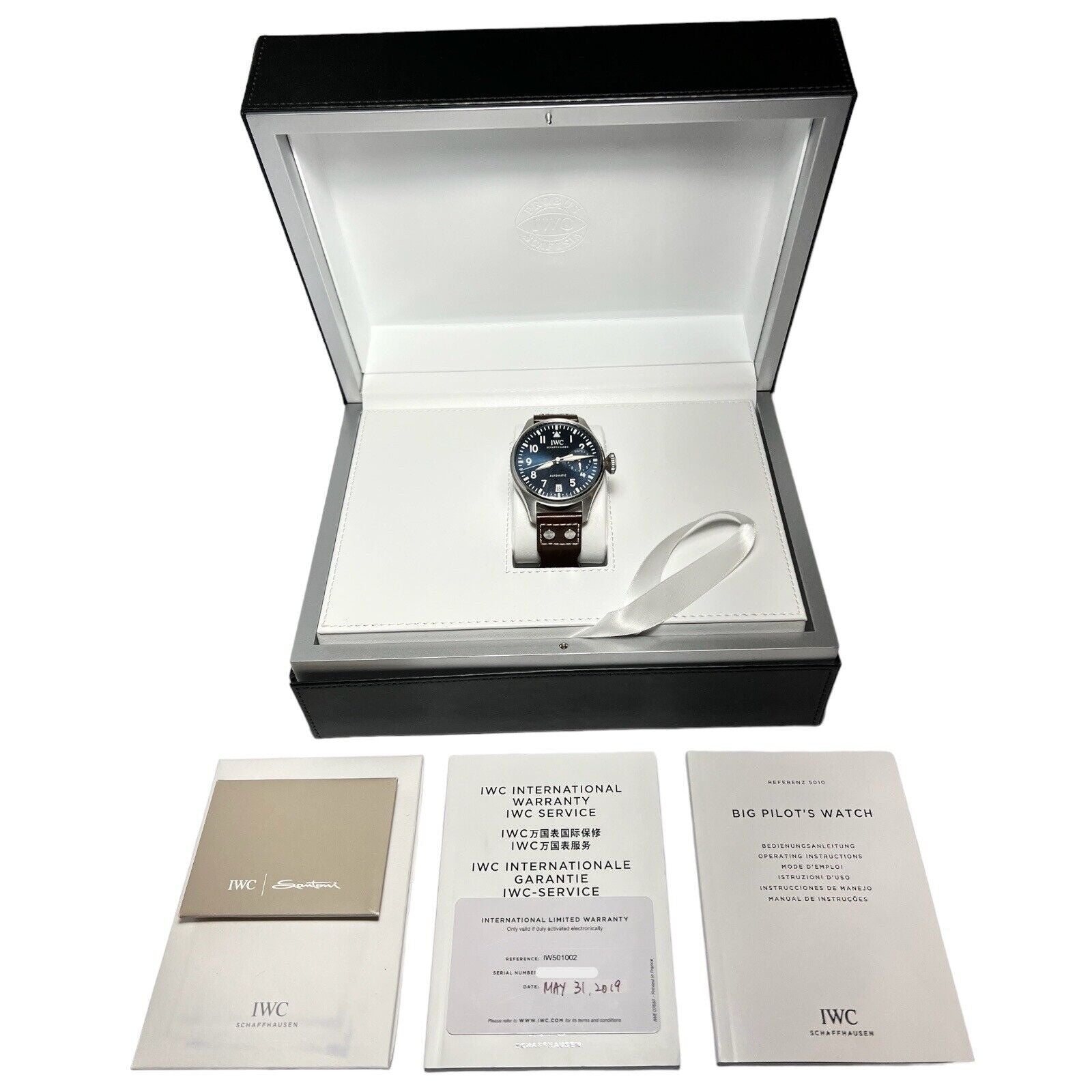 IWC Le Petit Prince Big Pilot 46mm Stainless 7 Day Blue Dial IW501002 - B&P 2019