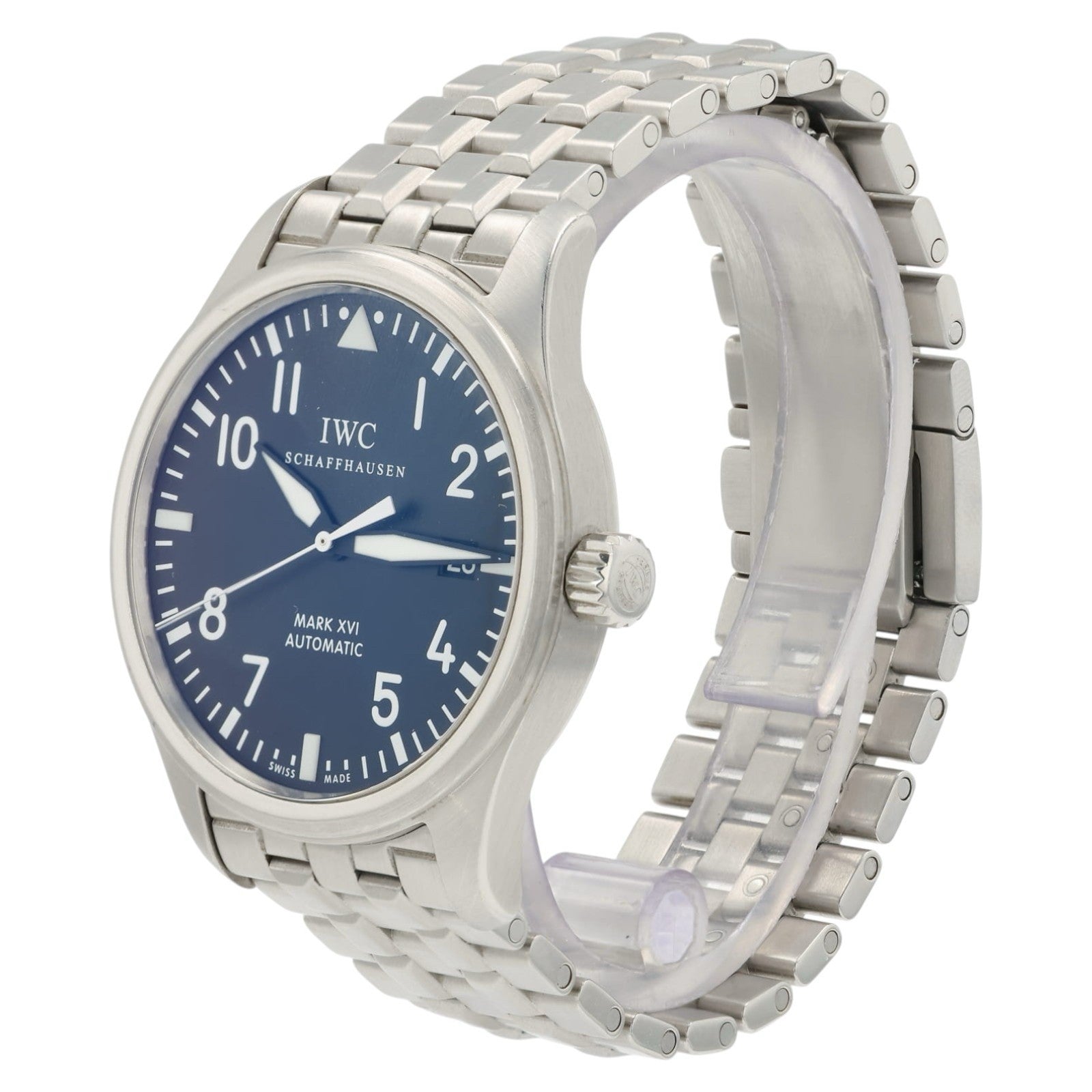 IWC Pilot Mark XVI Black Dial Stainless Steel 39mm Automatic Mens Watch IW325504