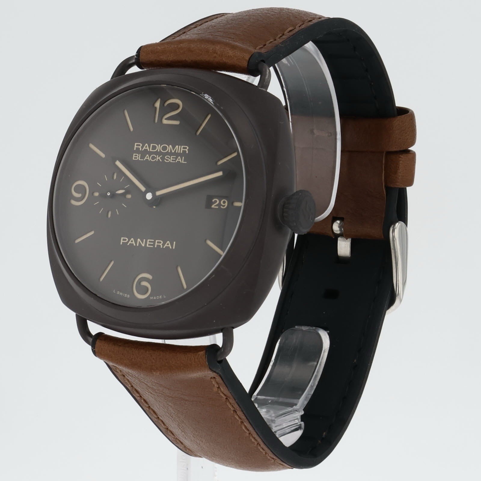 Panerai Radiomir Black Seal Composite Brown Dial 45mm Automatic Mens PAM00505