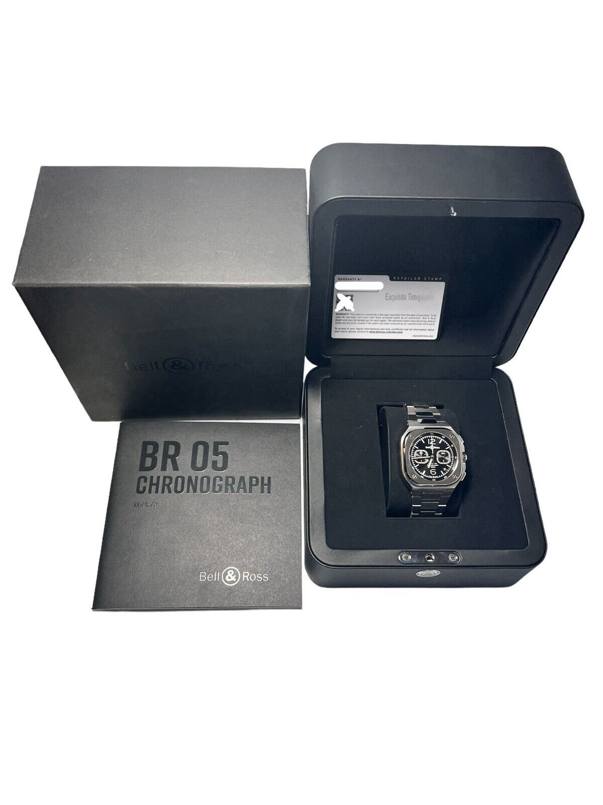 Bell And Ross BR05 Stainless Steel Black 40mm Automatic Men’s Watch - B/P