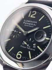 Panerai Luminor Stainless Steel Black Dial 44mm Automatic Men's Watch PAM00090