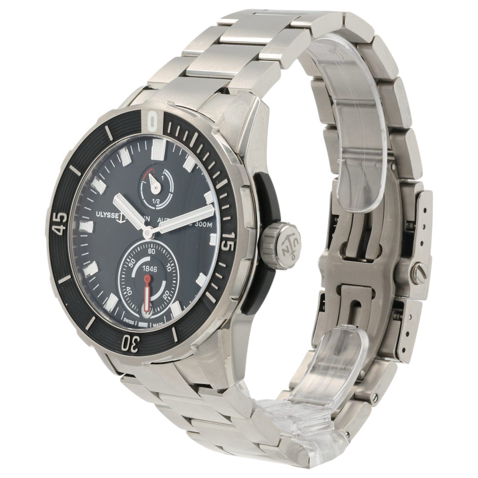 Ulysse Nardin Diver Black Dial Titanium 44mm Automatic Movement Men’s 1183-170