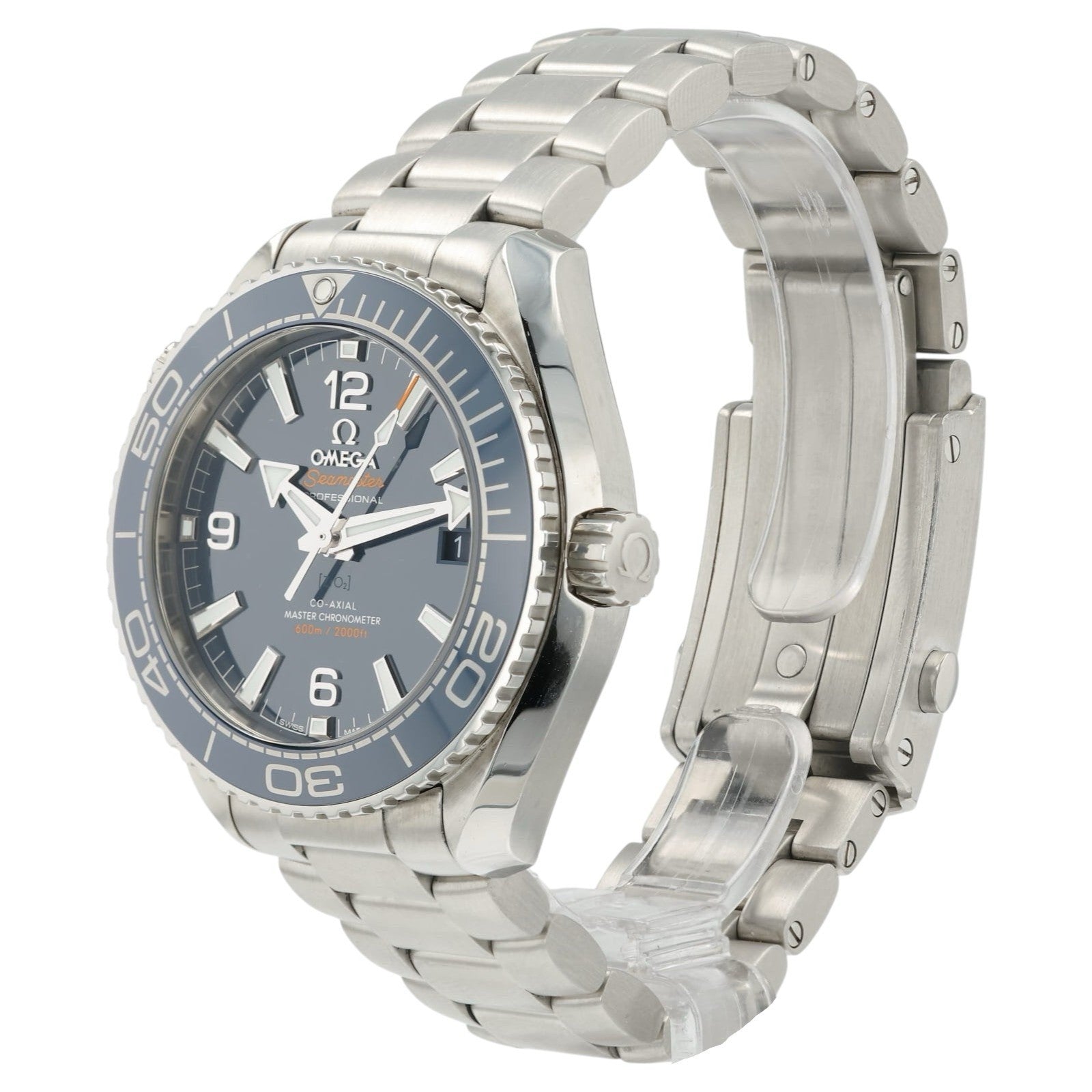 Omega Seamaster Blue Dial Steel 39.5mm Automatic Mens Watch 215.30.40.20.03.001