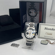 Nivada Grenchen X Analog:Shift Chronomaster 'Big Eye'Yachting Chronograph Watch