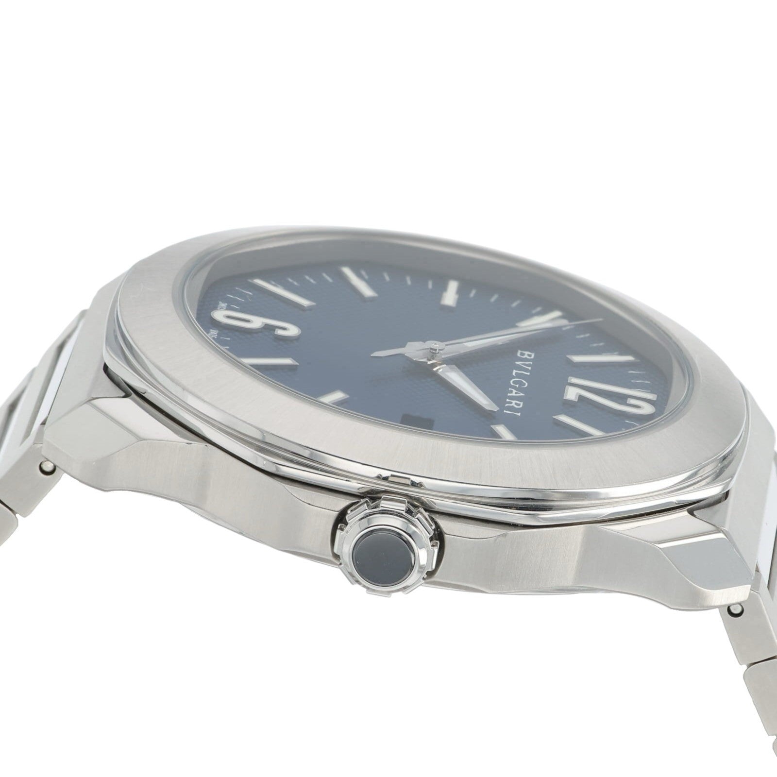 Bulgari Octo Stainless Steel Blue Dial 41mm Automatic Movement Mens Watch 103739