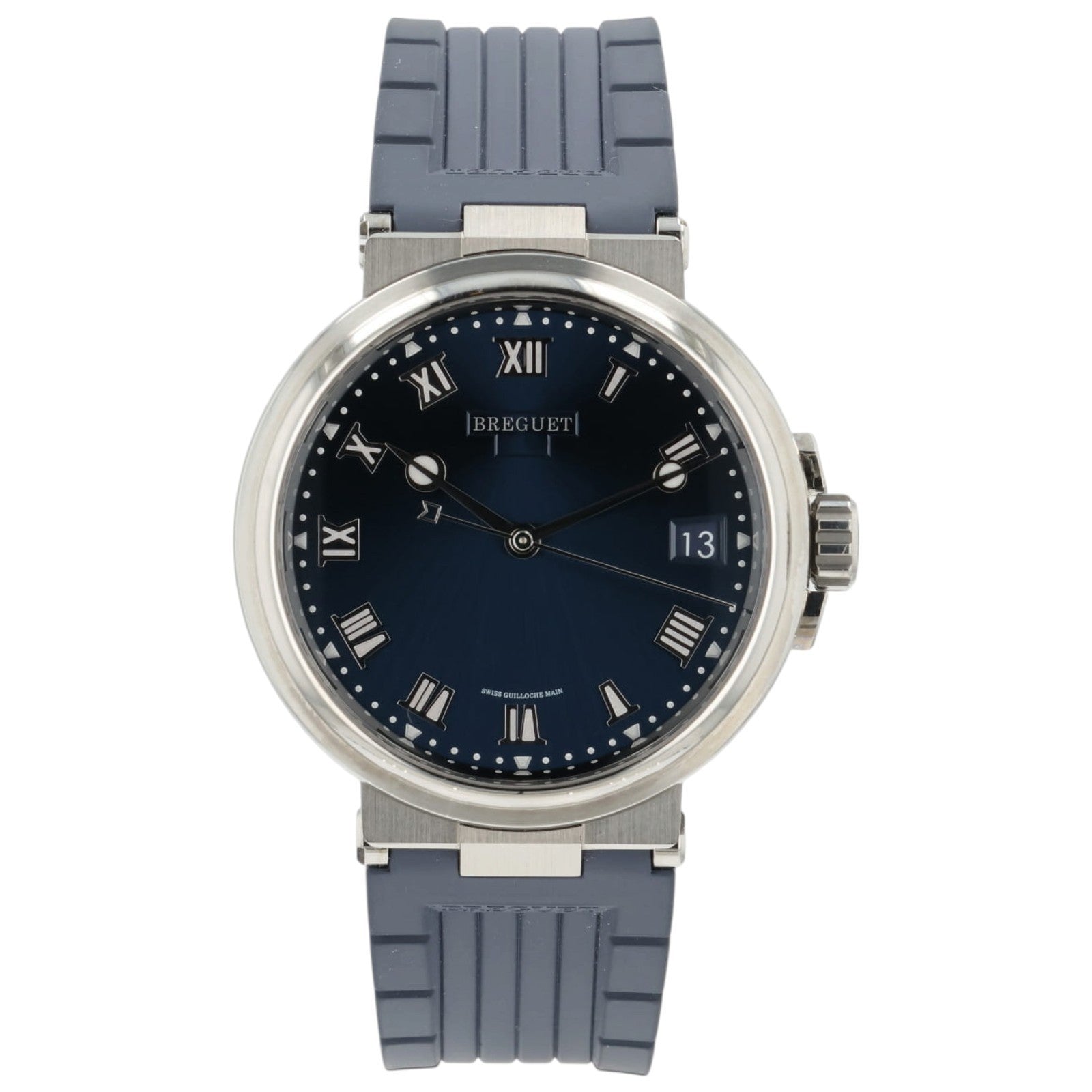 Breguet Marine Blue Dial Titanium 40mm Automatic Mens Watch 5517TI/Y/5ZU