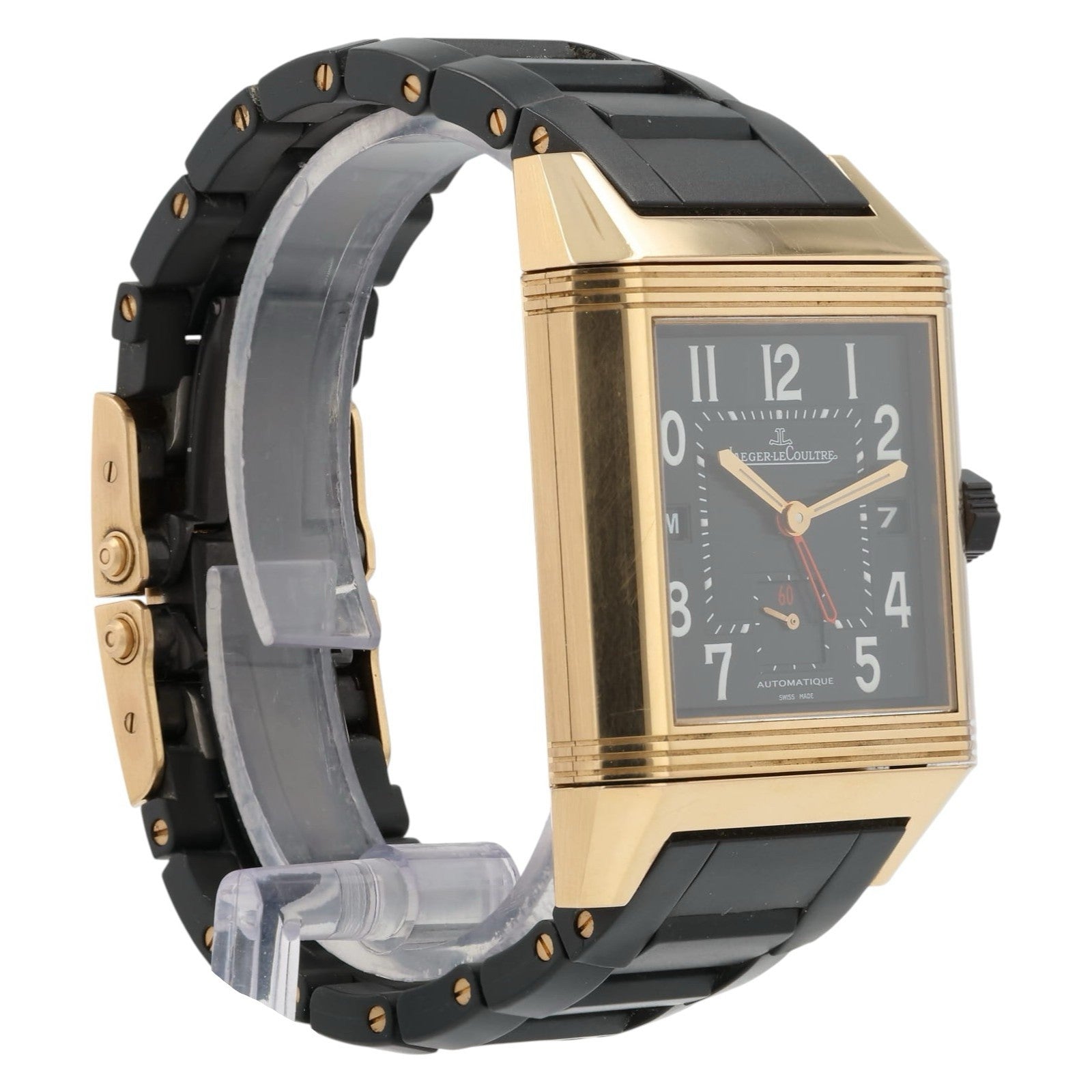 Jaeger-LeCoultre Black Dial 18k Rose Gold 35mm Automatic Men’s Watch 230.2.77