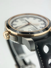 Chopard Grand Prix Titanium 18k Rose Gold Grey Dial 44mm Auto Watch 168568-9001