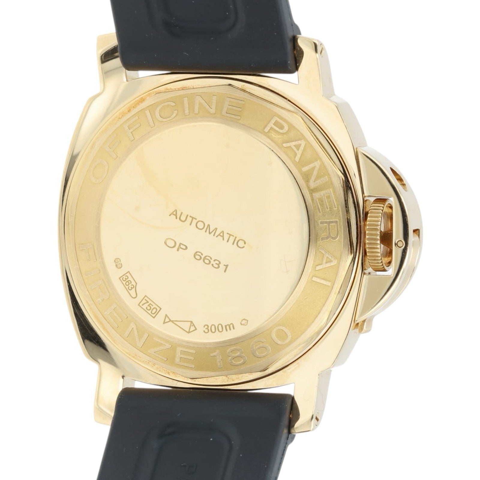 Panerai Luminor Marina Black Carbon Dial 18k Yellow Gold 44mm Automatic PAM00140