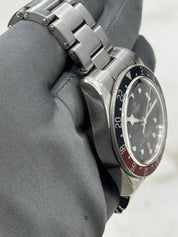 2021 Tudor Black Bay GMT Pepsi Black Dial Stainless Steel Men's Watch 79830RB