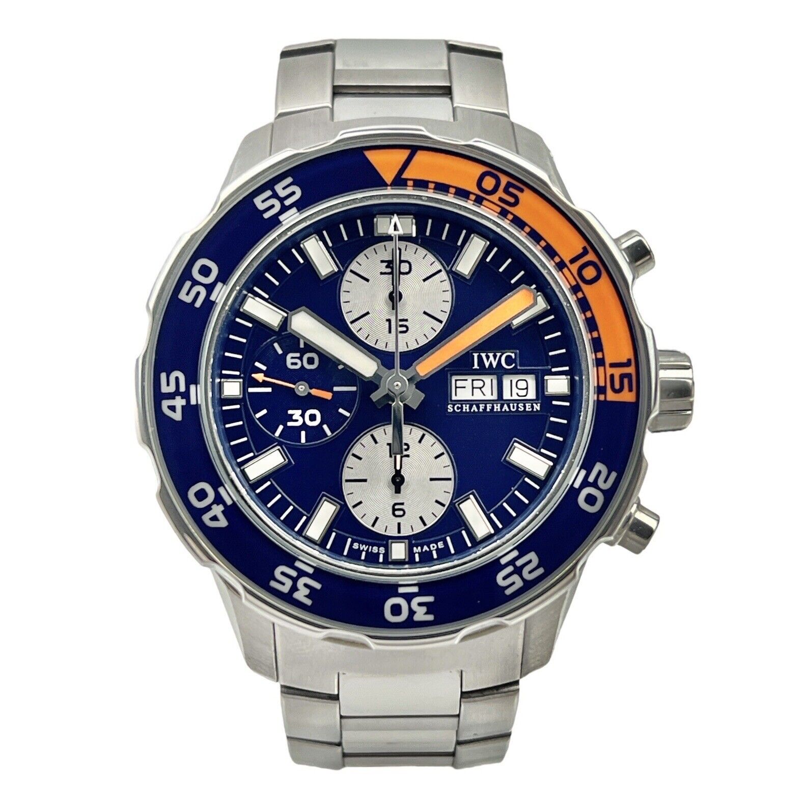 IWC Aquatimer Chronograph Stainless Steel Automatic Watch 42mm -  IW376703