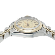 Rolex Oyster Perpetual Tiffany Dial Gold & Steel 26mm Automatic Women's 6719