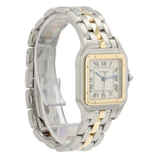Cartier Panthere Silver Dial Gold & Steel 27mm Quartz Movement Men’s 110000R