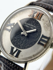 Blancpain Vintage 18k White Gold Silver Dial 33mm Manual Wind Men's Watch
