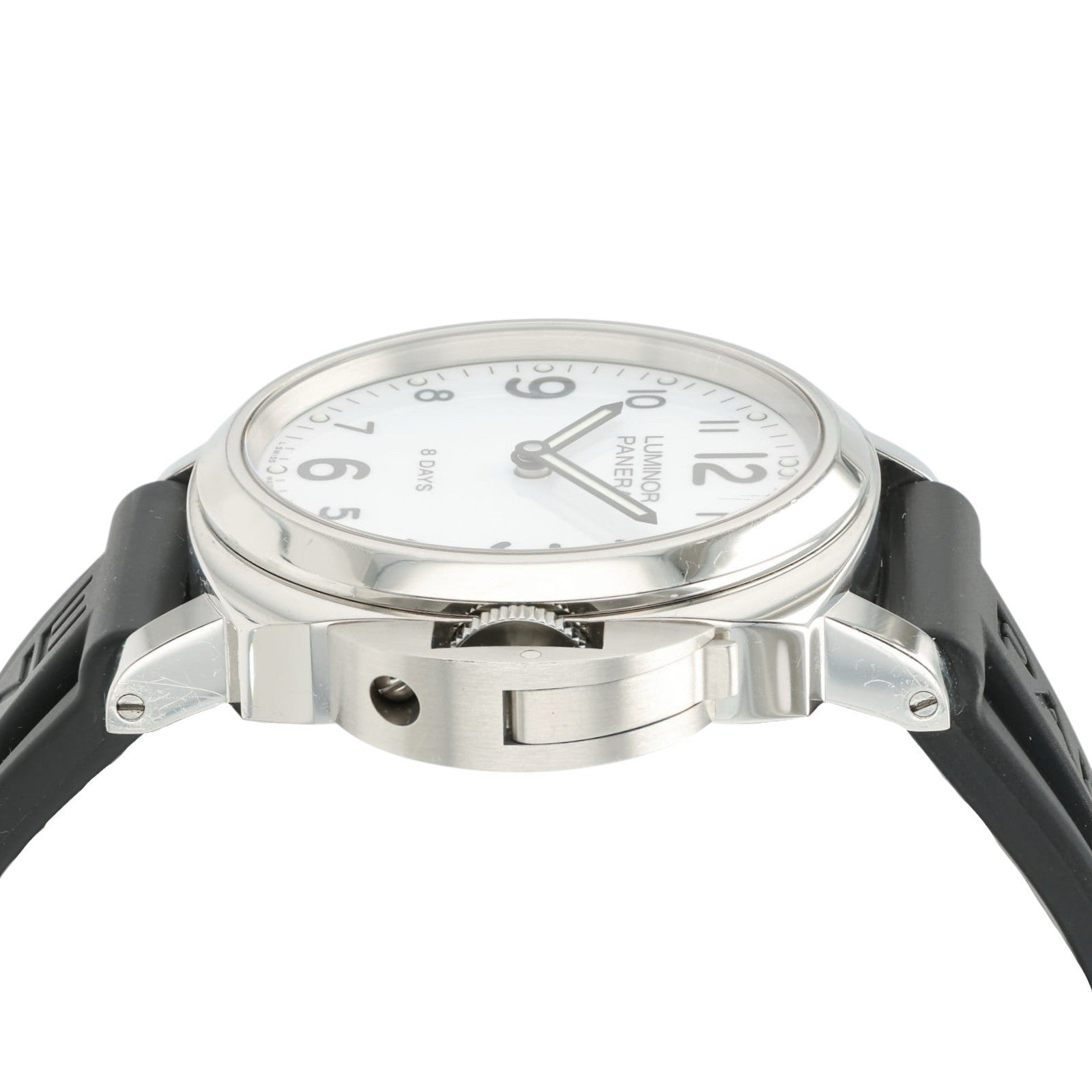 Panerai Luminor White Dial Stainless Steel 44mm Manual Wind Men’s Watch PAM00561