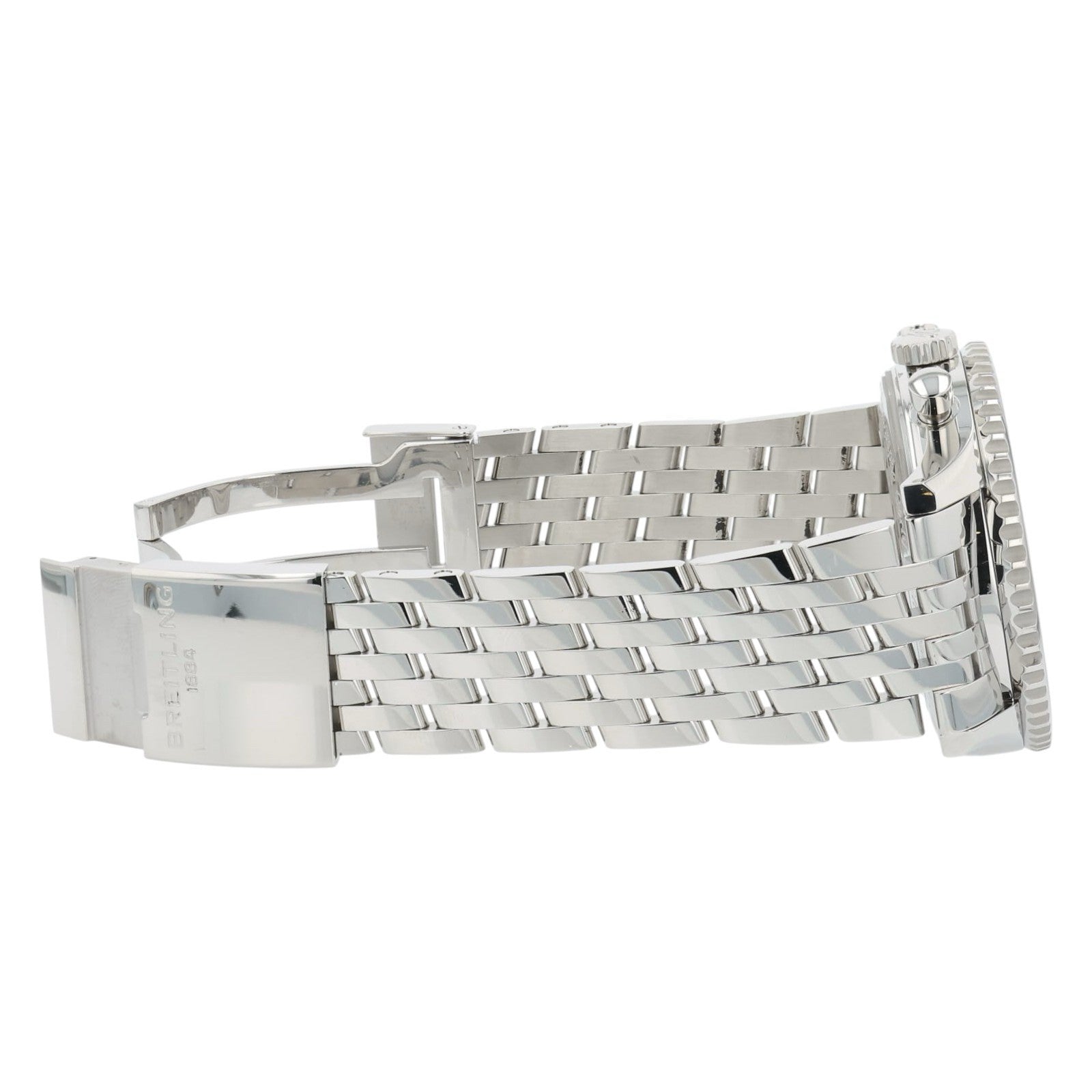 Breitling Navitimer 1 B01 Stainless Steel Black Dial 46mm Automatic Mens AB0127