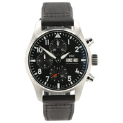 2026 IWC Pilots Chronograph Black Dial Stainless Steel 41mm Auto Men’s IW388111