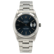 Rolex Datejust Blue Dial Stainless Steel 36mm Auto Men’s Watch 16200 - Box/Paper