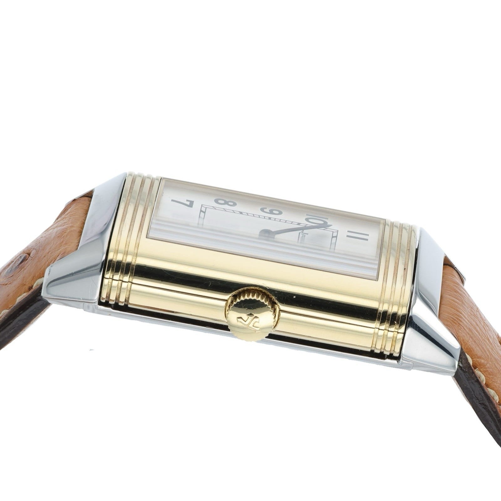 Jaeger-LeCoultre Reverso 18k Yellow Gold & Steel Silver Dial 26x42mm 270.8.62