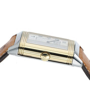 Jaeger-LeCoultre Reverso 18k Yellow Gold & Steel Silver Dial 26x42mm 270.8.62