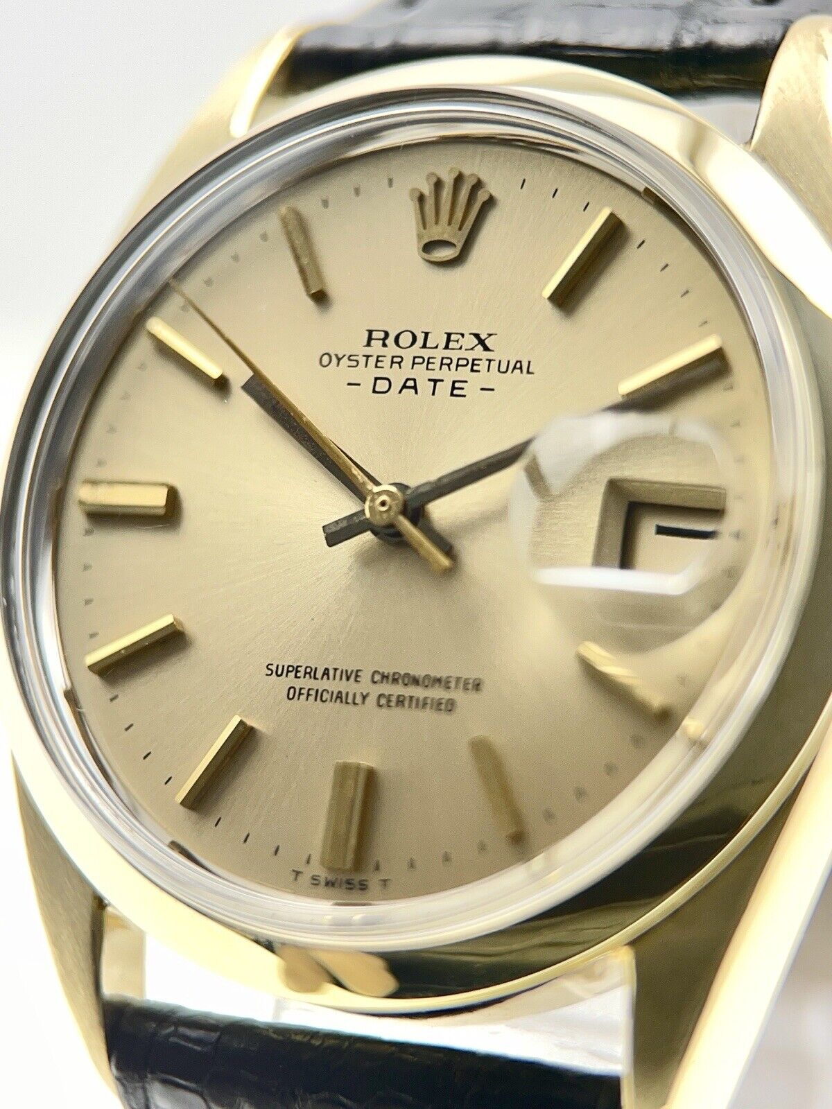 Rolex Oyster Perpetual Date Good Shelled 34mm Automatic Men’s Watch 1550