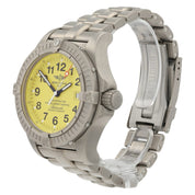 Breitling Avenger Yellow Dial Titanium 44mm Automatic Men’s Watch E173370