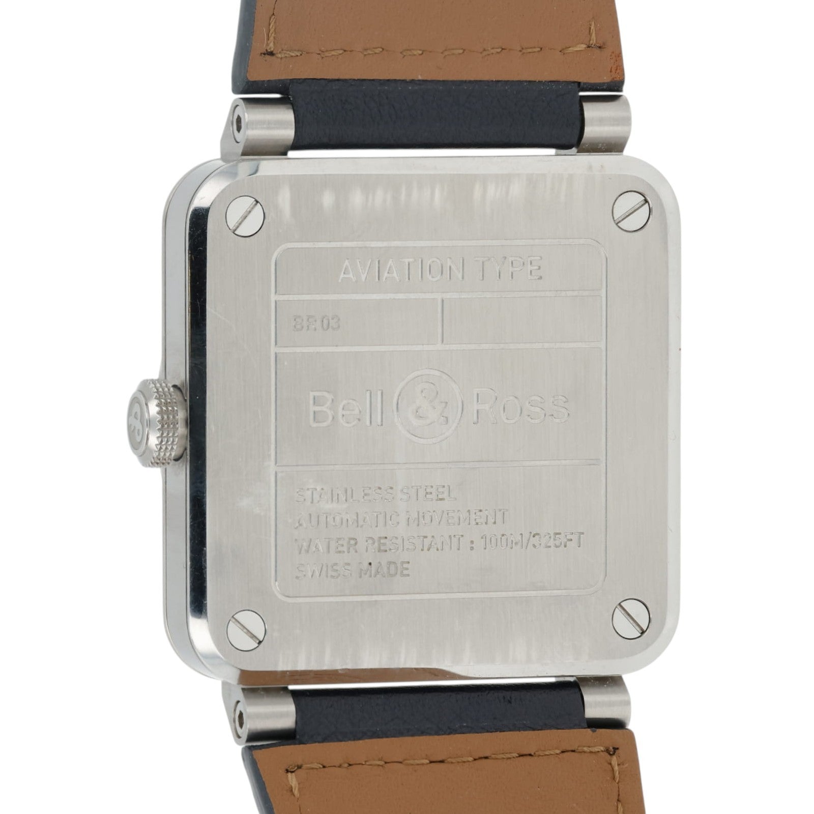 Bell & Ross BR03A Blue Dial Stainless Steel 42mm Automatic Mens BR03A-BLU-ST/SCA