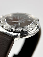 Tag Heuer Ladies Formula 1 Brown Dial Diamond Bezel Quartz Watch WAC1217-0