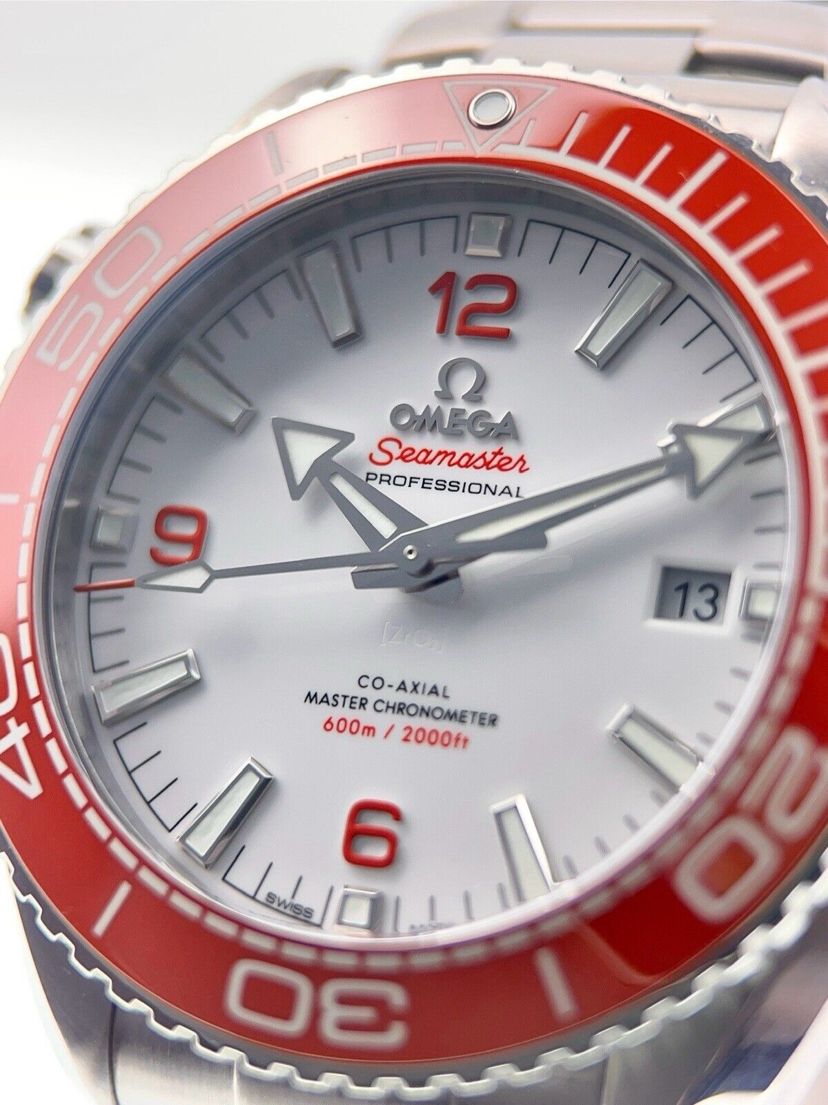 Omega Seamaster Planet Ocean Steel White Dial 43.5mm Auto 215.30.44.21.04.001