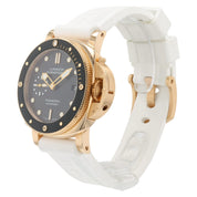 Panerai Luminor Submersible Black Dial 18k Rose Gold 42mm Automatic Mens PAM0068