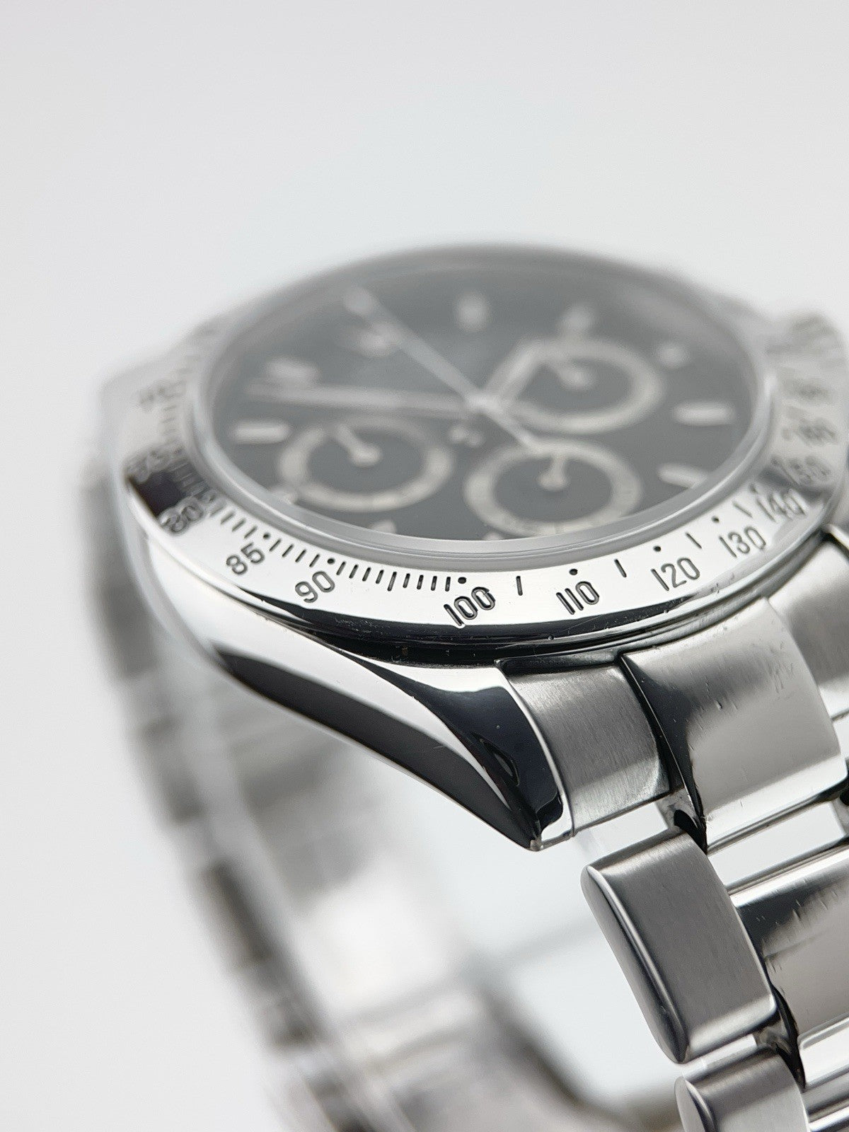 Rolex Daytona Stainless Steel Black Dial 40mm Automatic Men's Watch 116520