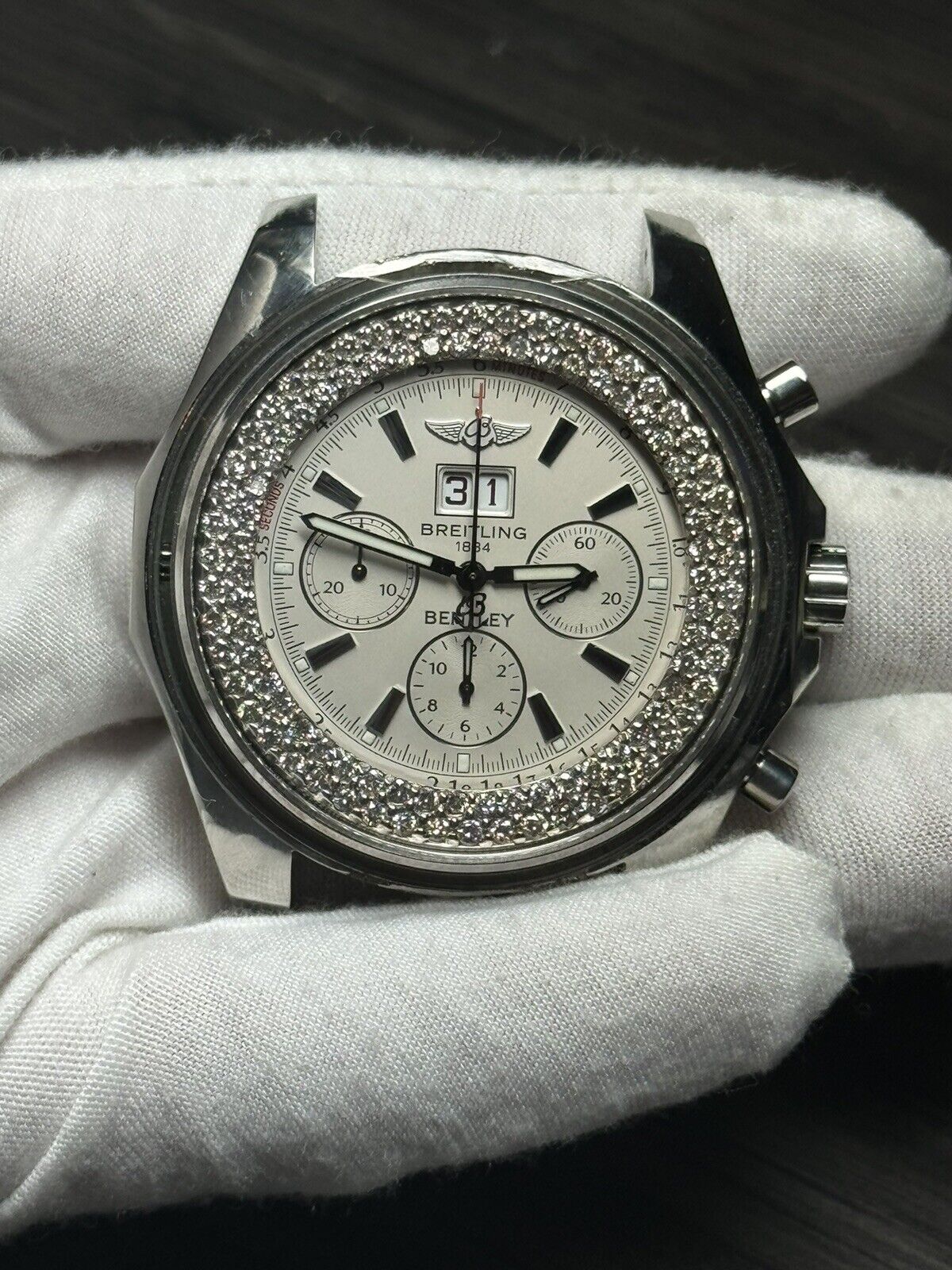 Breitling Bentley Stainless Steel Men's Watch Aftermarket